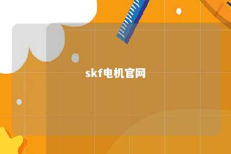skf电机官网 